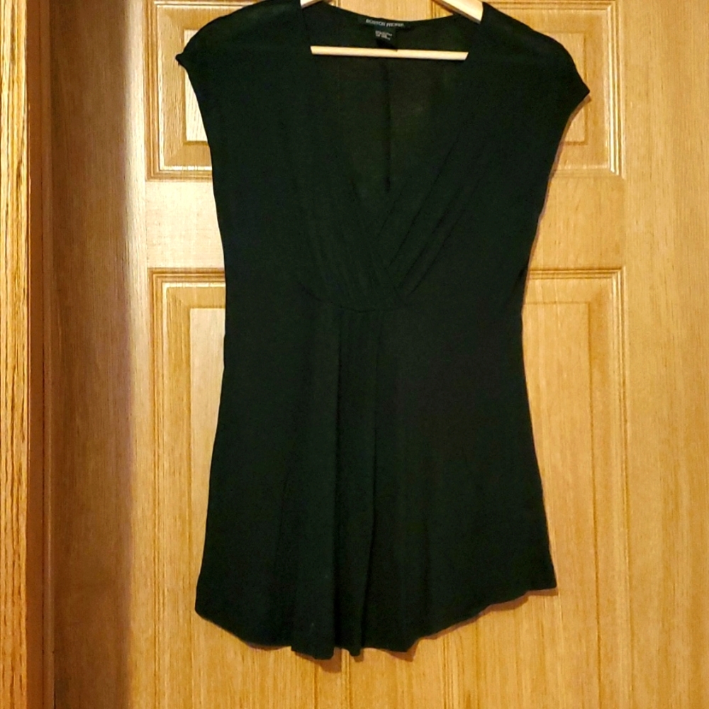 Boston Proper Wrap Drape top Medium